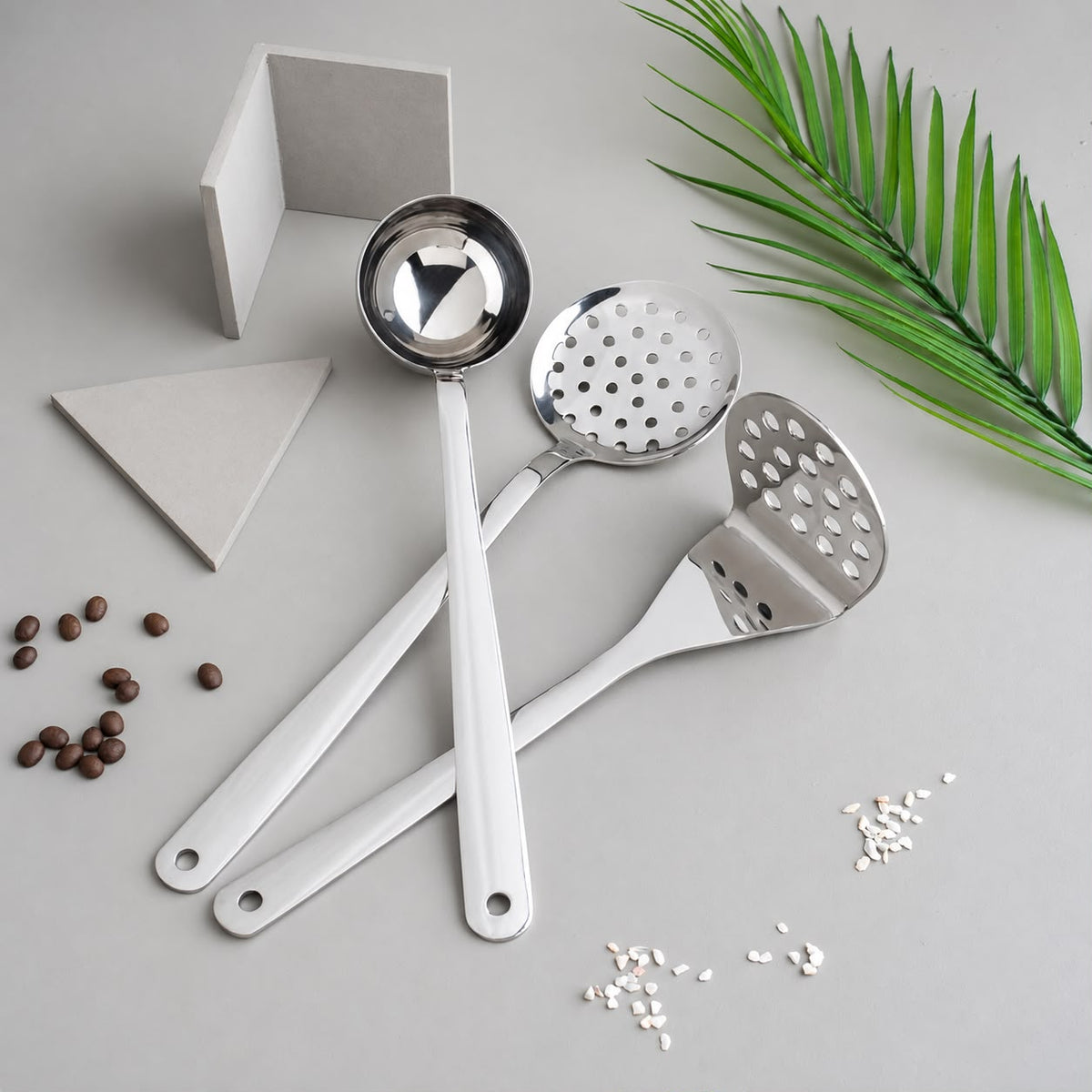 Stainless Steel Kitchen Utensil Set – 6 Piece Cooking Tool