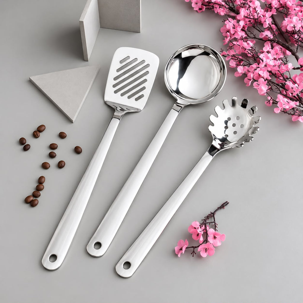 Stainless Steel Kitchen Utensil Set – 6 Piece Cooking Tool